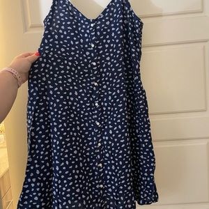 Aerie navy blue and lavender dress, size medium